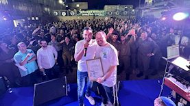 גראוכר ואהרון בהופעה, צילום: שלומי כהן